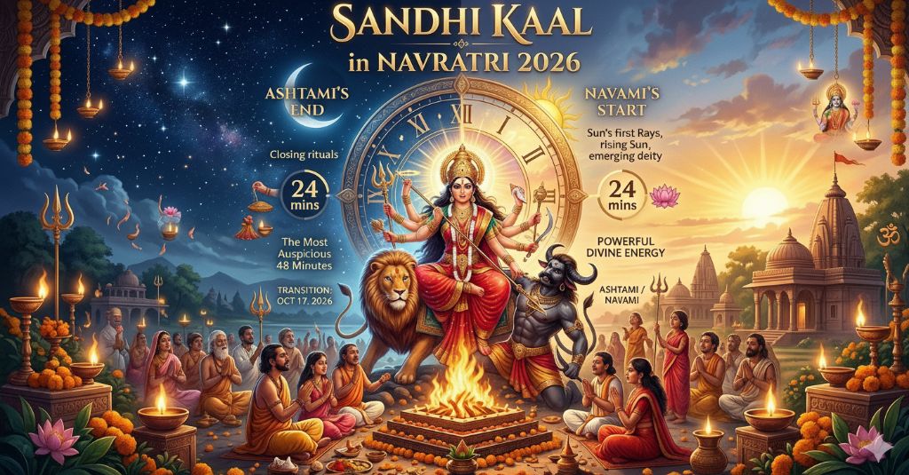 Sandhi Kaal in Navratri 2026 | The Sacred Transition from Ashtami to Navami Explained