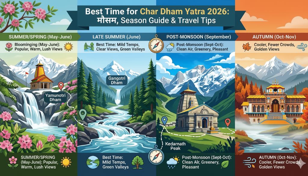 Best Time For Char Dham Yatra